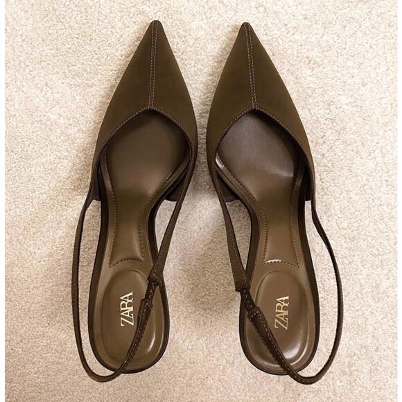 ZARA Pointed Toe Heels NWT - Picture 4 of 10